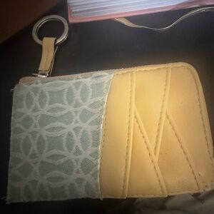 Yellow and Gray Women's Wallet